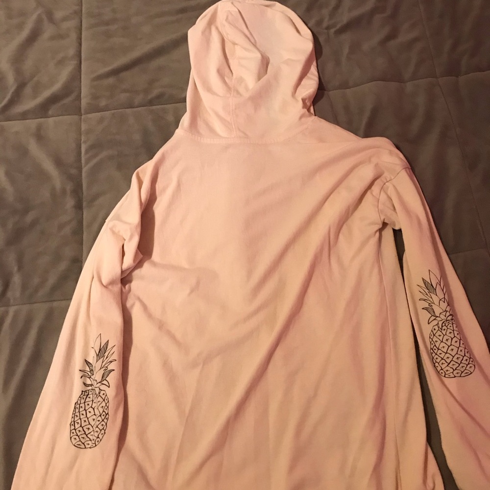 Light pick pineapple elbow hoodie